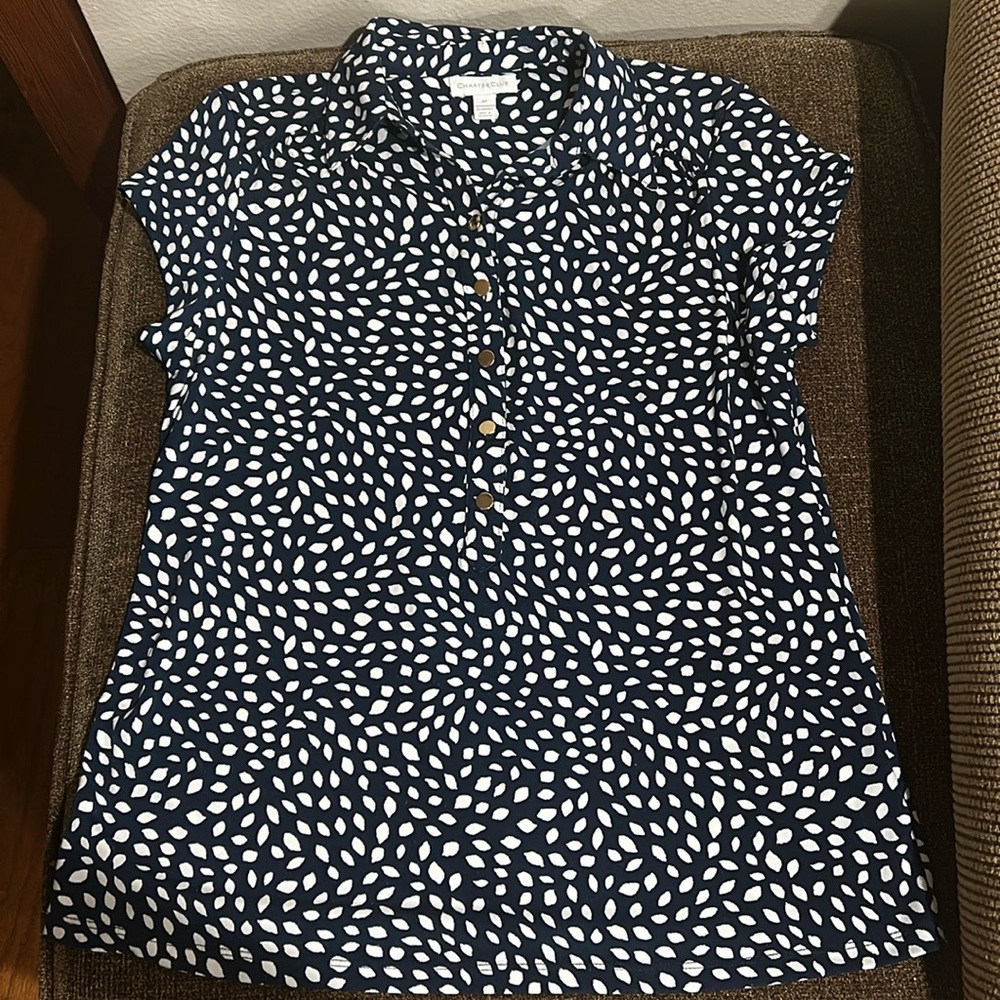Charter Club Blue Blouse